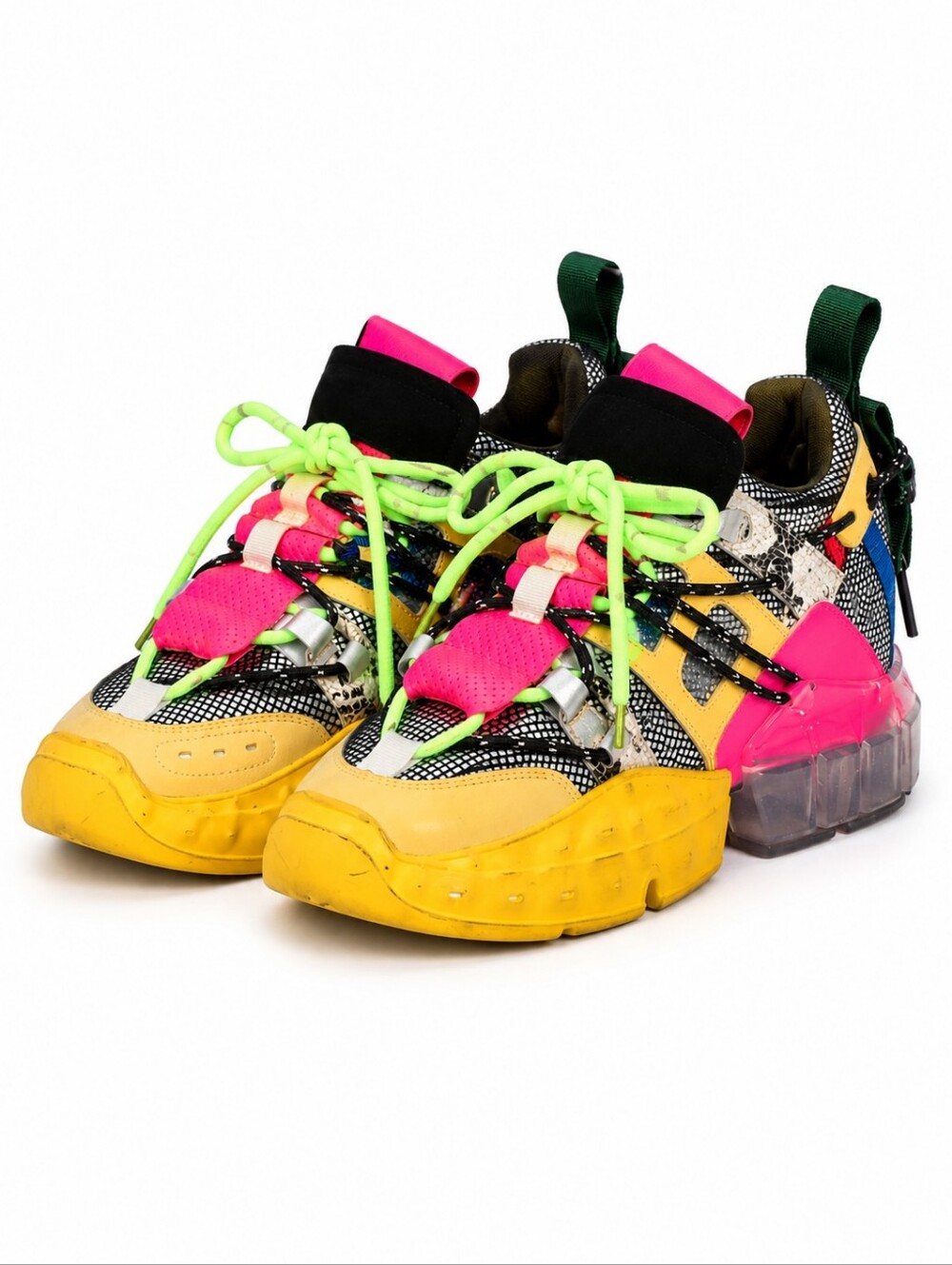 Anthony Wang Banana-03 Panther Platform Sneakers Sz 10 Fits 9-9.5 Y2K
